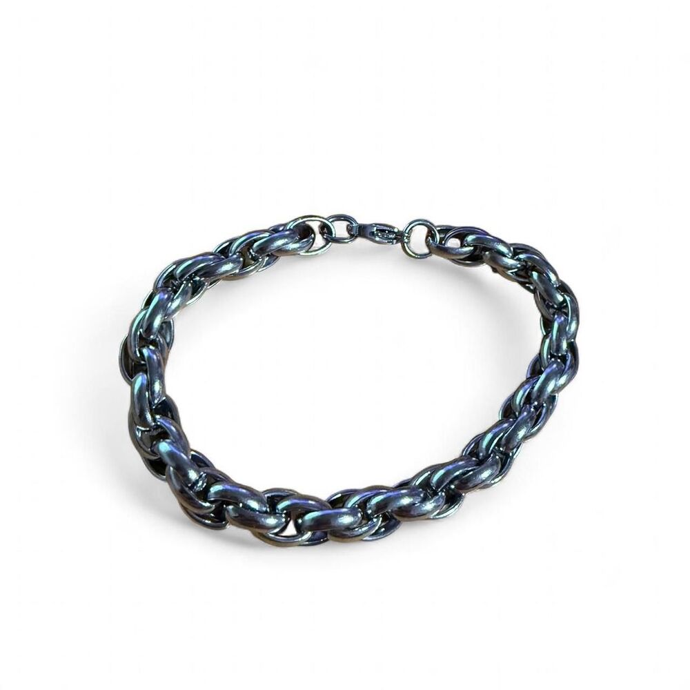 Simple chain bracelet 8 inches total